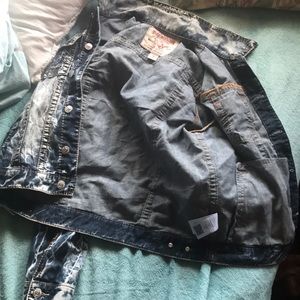 True religion brand jean jacket